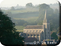 L'église Saint Jacques<br />dans la brume