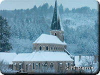 L'église Saint Jacques<br />a mis son manteau blanc