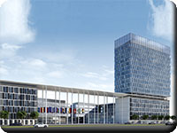 Le Parlement européen<br />bâtiment K.Adenauer - Luxembourg