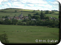 Le village vu du grand pont