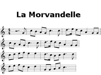 Musique de La Morvandelle sur l'air de 'lai galant d'lai Nan-nette'