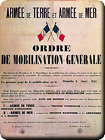 Mobilisation 2 aout 1914