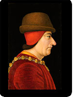 Louis XI<br />dit l'universelle aragne<br />(portrait anonyme)