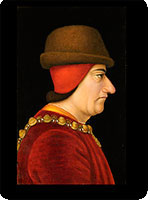 Louis XI<br />dit l'universelle Aragne<br />(portrait anonyme)