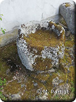 L'ancien bénitier de l'église de Saint-Maurice