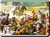 La bataille de Guadalete en 711
