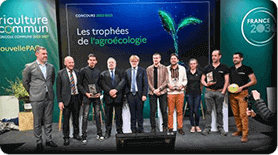 Salon de l'agriculture 2023<br />remise des trophés de l'agroécologie