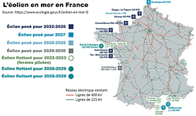 L'éolien en mer en France