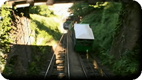 Le funiculaire à eau de Lynmouth<br />depuis 1890