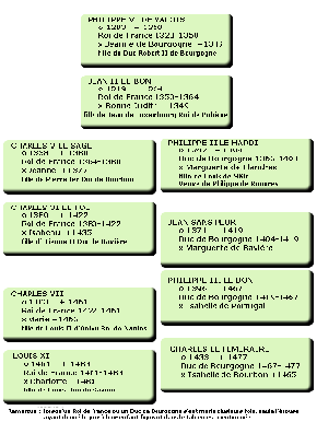 Cousinage entre Louis XI et Charles le téméraire